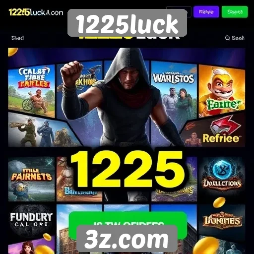 Análise das ofertas de jogos no site 1225luck
