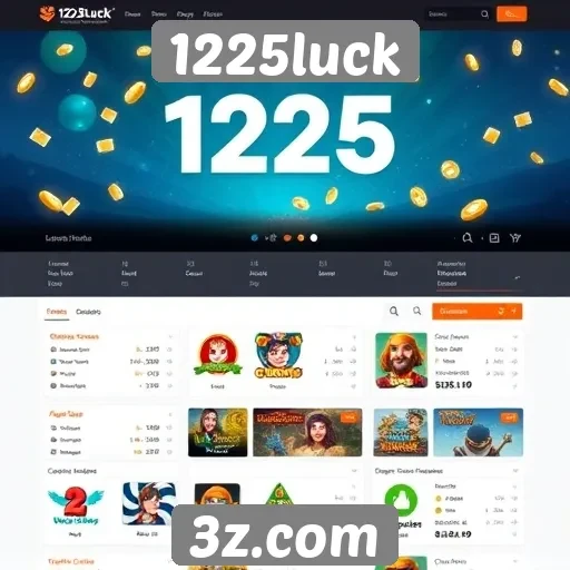 Facilidade de navegação no site 1225luck