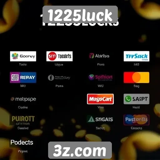 Métodos de pagamento disponíveis no 1225luck